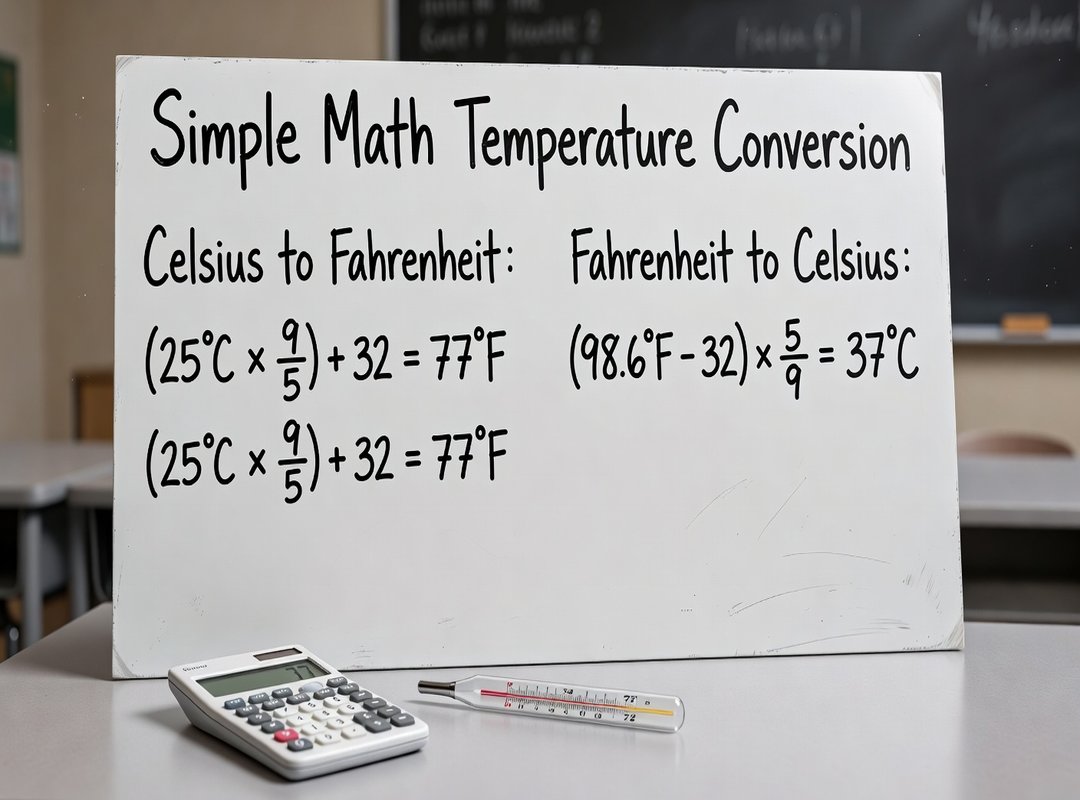 The Simple Math: How to Convert Any Temperature Yourself