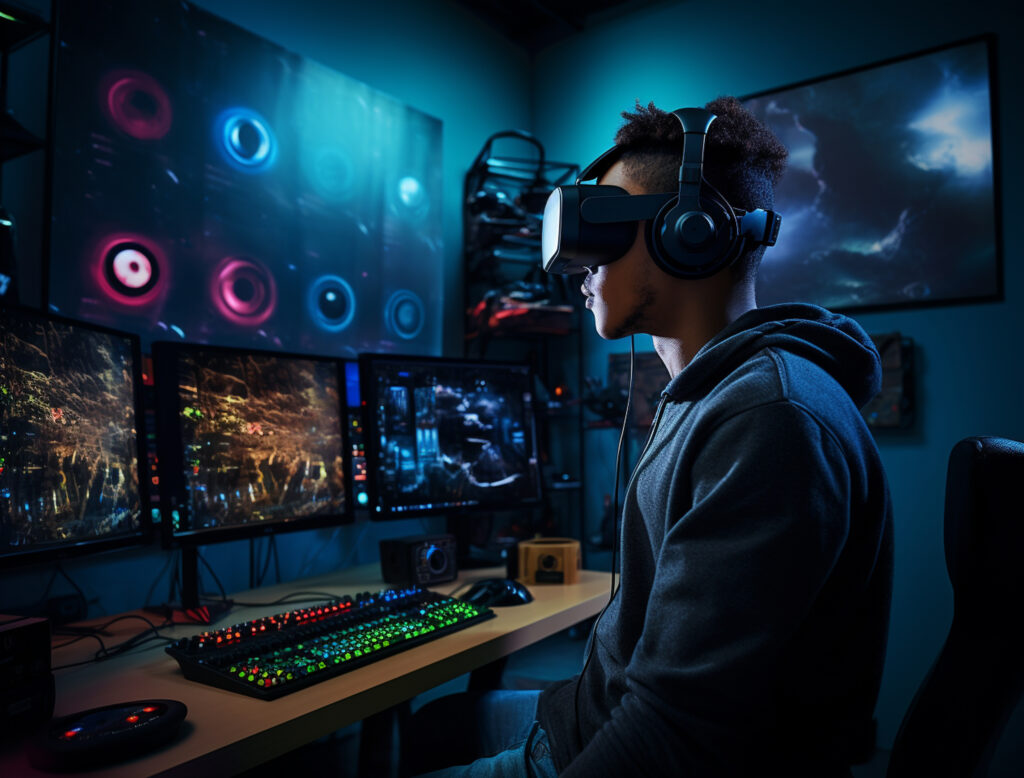 person-wearing-futuristic-virtual-reality-glasses-gaming